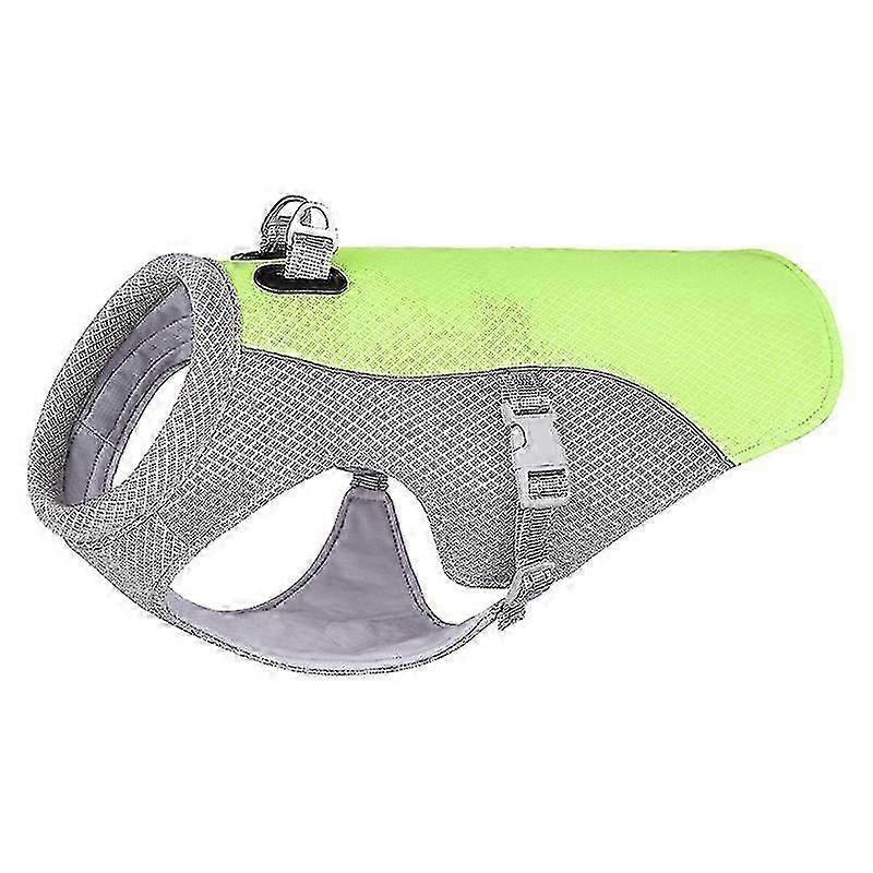 Hundkylväst Justerbar sommarkläder Hundkyljacka för utomhusvandring, promenader och camping