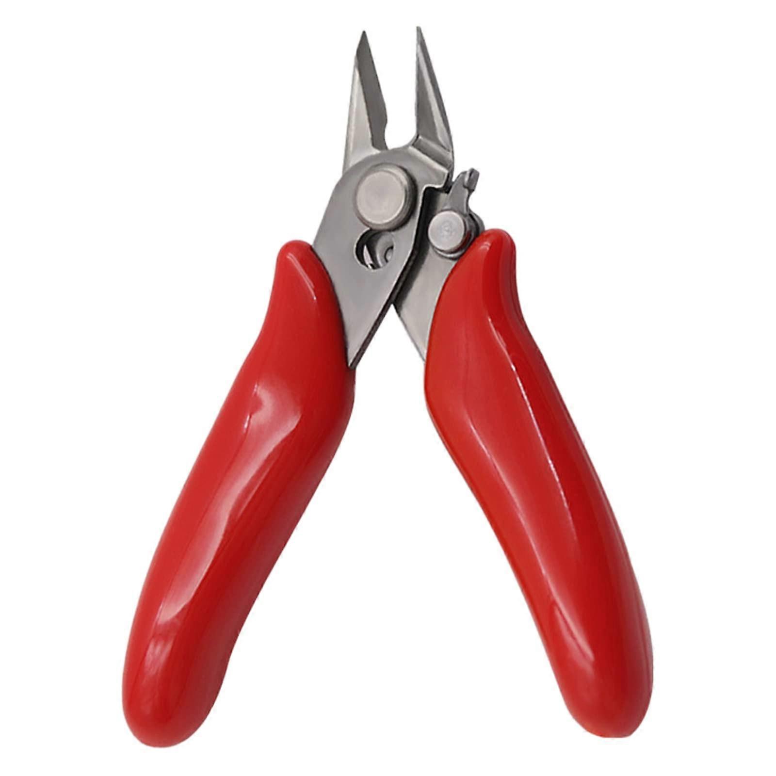 Small Side Cutters, 2in1 Cutting Pliers and Wire Strippers, Precision Pliers Mini for Model Making, Fine Wires, Electronics