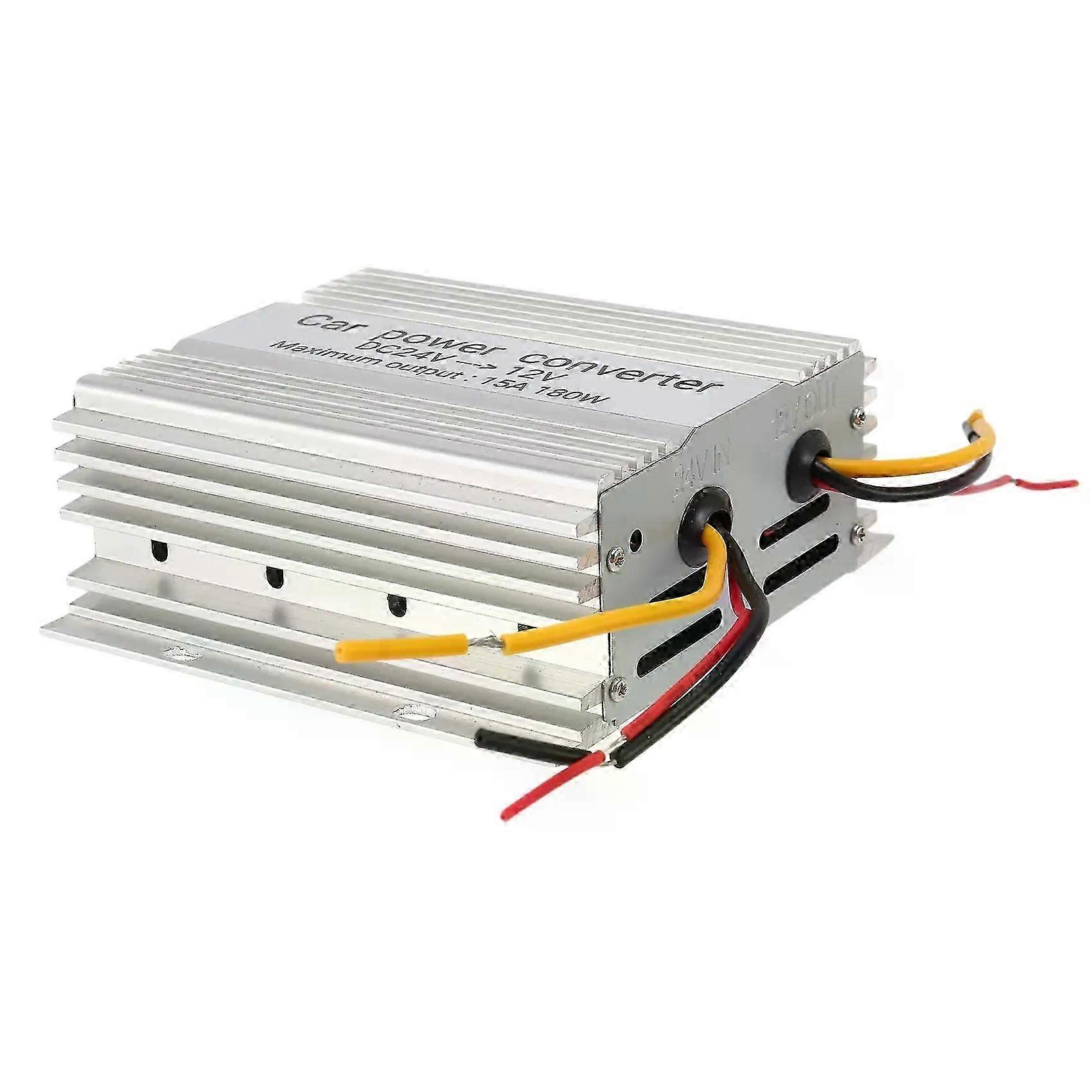 DC DC Converter 24V to 12V 15A Power Buck Module Car Step Down Voltage Regulator Reducer Fit For  Car