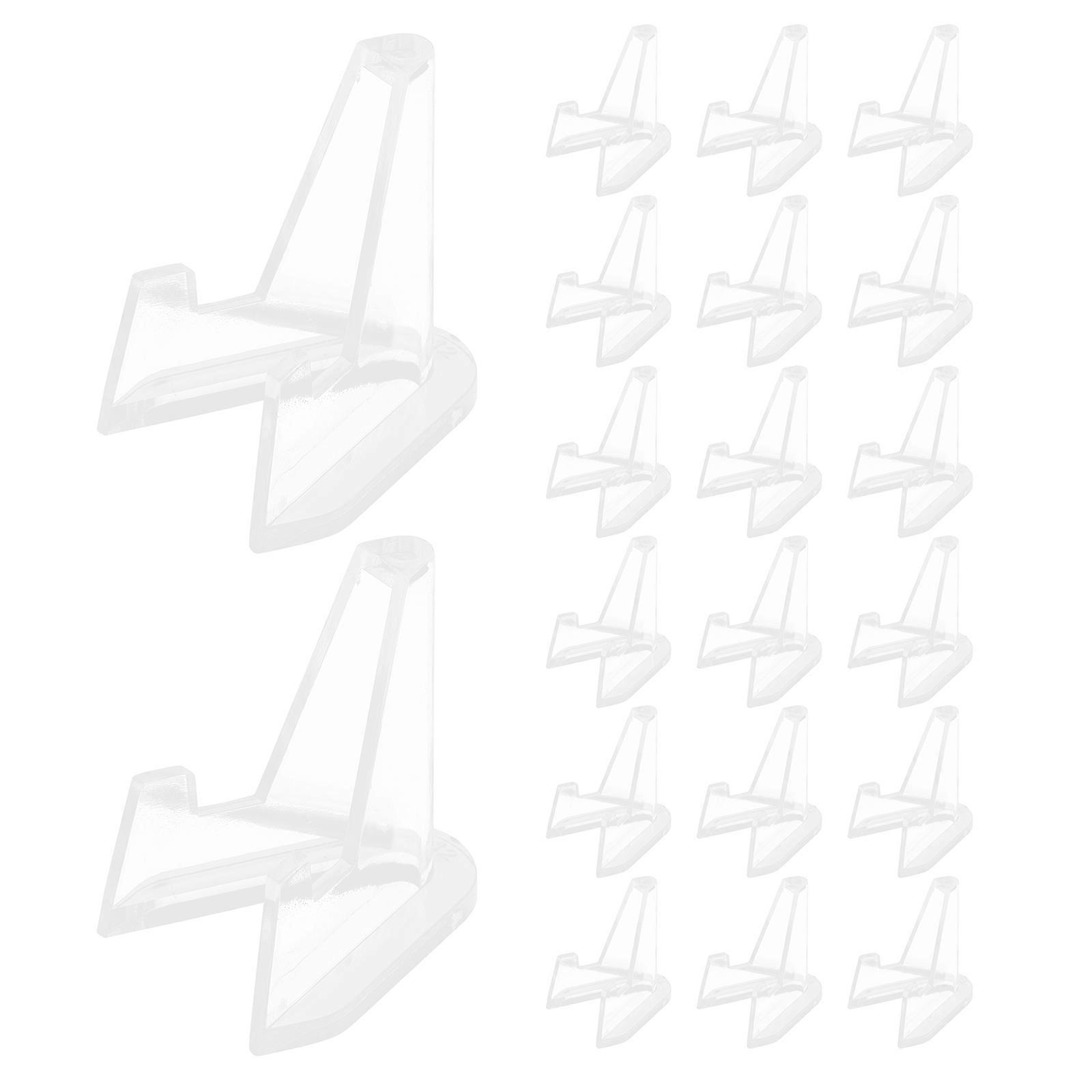 Acrylic Guitar Pick Display Stand Compact Lightweight Storage Holder for Plectrums, 20pcs, Ideal for Musicians & Collectors