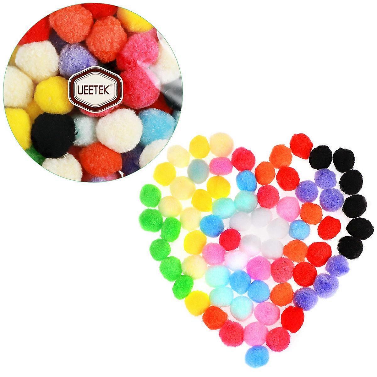 UEETEK 160PCS 3 5CM Assorted Color Cat Toy Balls Kitten Toys Balls Mix Color