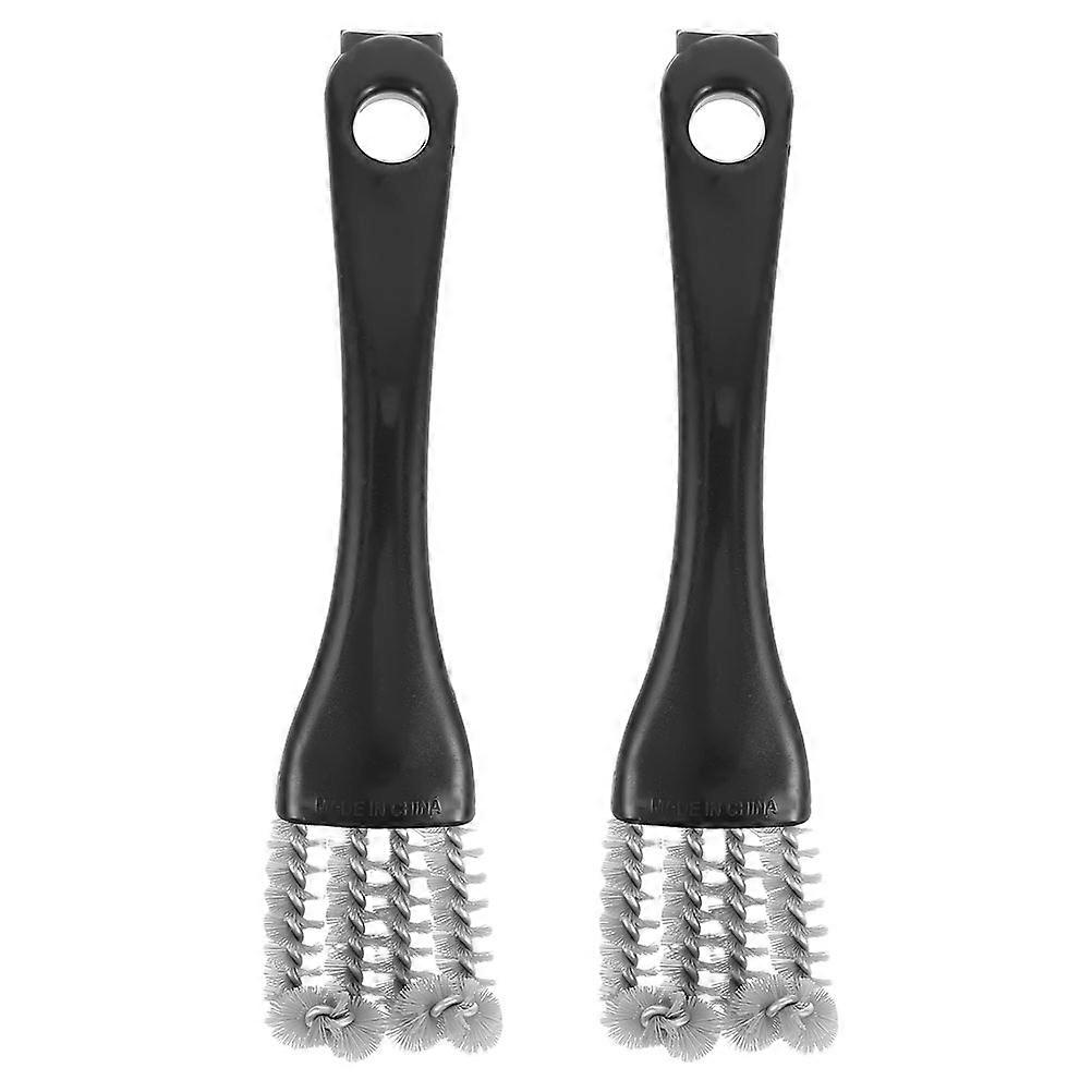 Ergonomic Handle Multi-Functional Cleaning Brush For Kitchen Tools 16.50X3.50X2.00CM Lightweight And Easy To Store 2Pcs