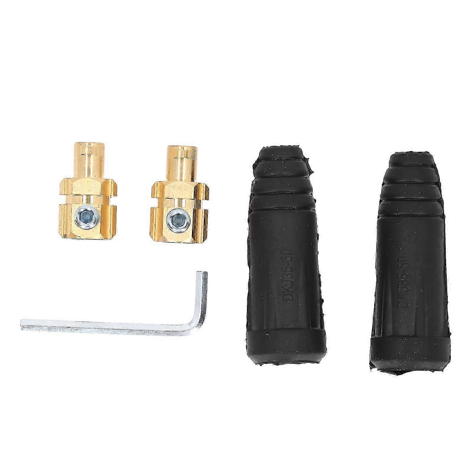 Welding Cable Quick Connector Rubber Brass Welding Machine Quick Fitting Oil Resistance YEMAA