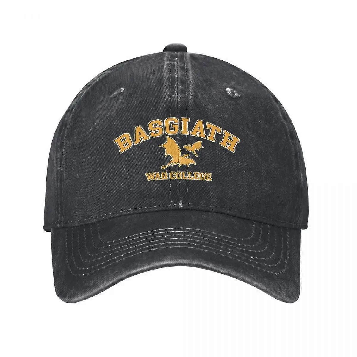 Fourth Wing Basgiath War College Baseball Caps Vintage Distressed Denim Cap Unisex Style Travel Caps Hat