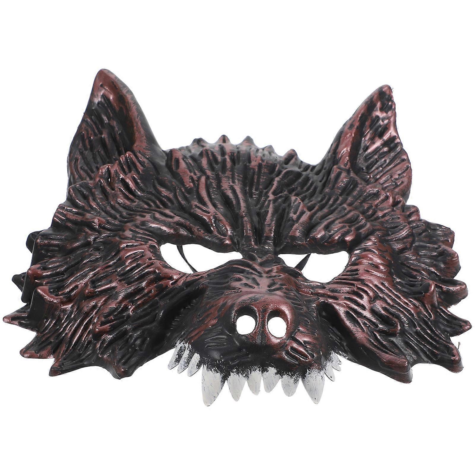 Creepy Halloween Mask Wolf Cosplay Prop Carnivals Adult Accessory 1Pack