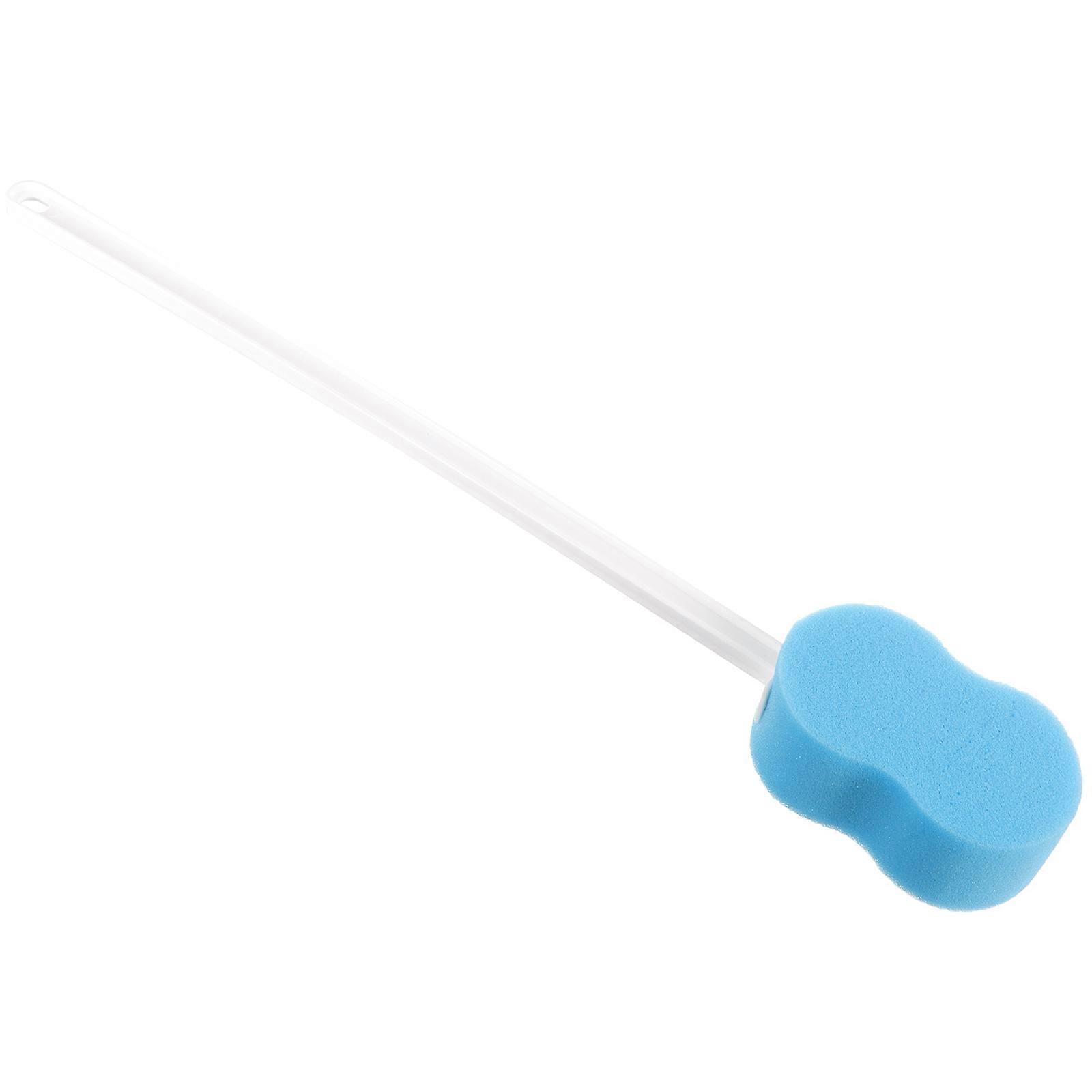 Long Handle Back Shower Sponge Brush 1 Set Body Cleaning Scrubber