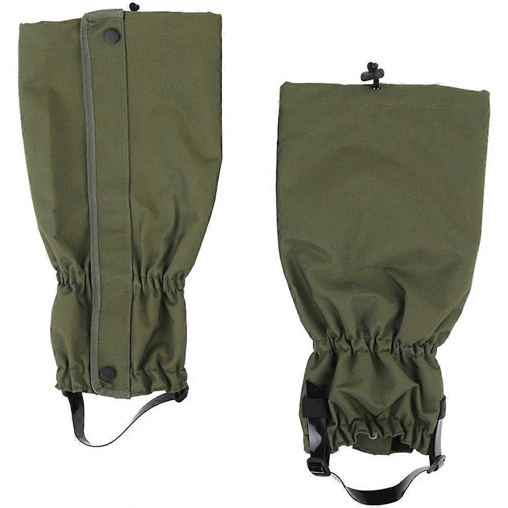 Waterproof Rain Cover for Leg Outdoor Snow Gaiters Warmth Skiing .11X9.82X1.18in Army Pair