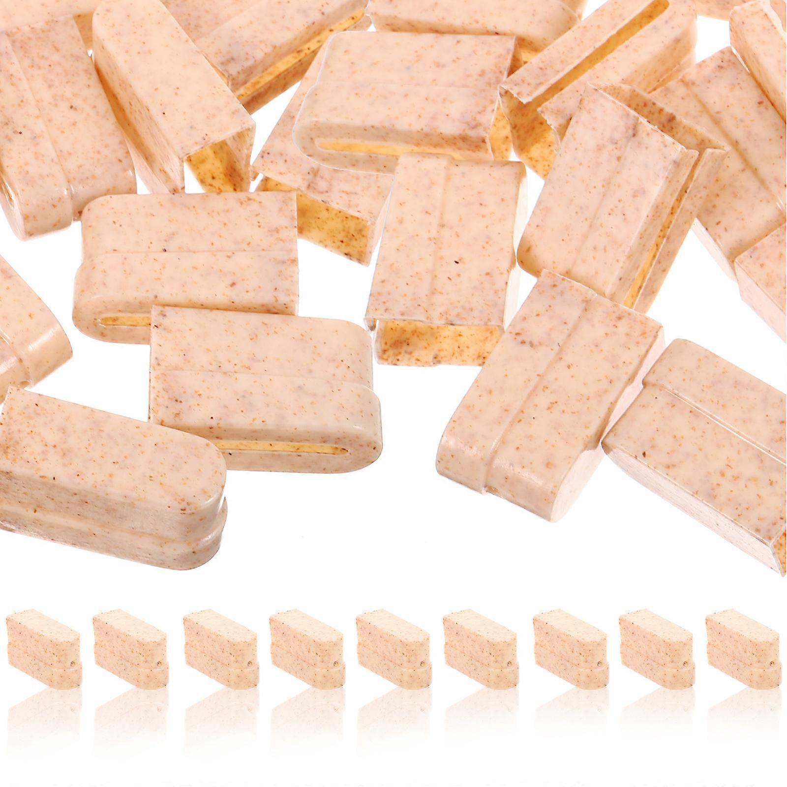 Toothbrush Covers Made of Wheat Straw Portable and Easy to Identify Assorted Color 50pcs