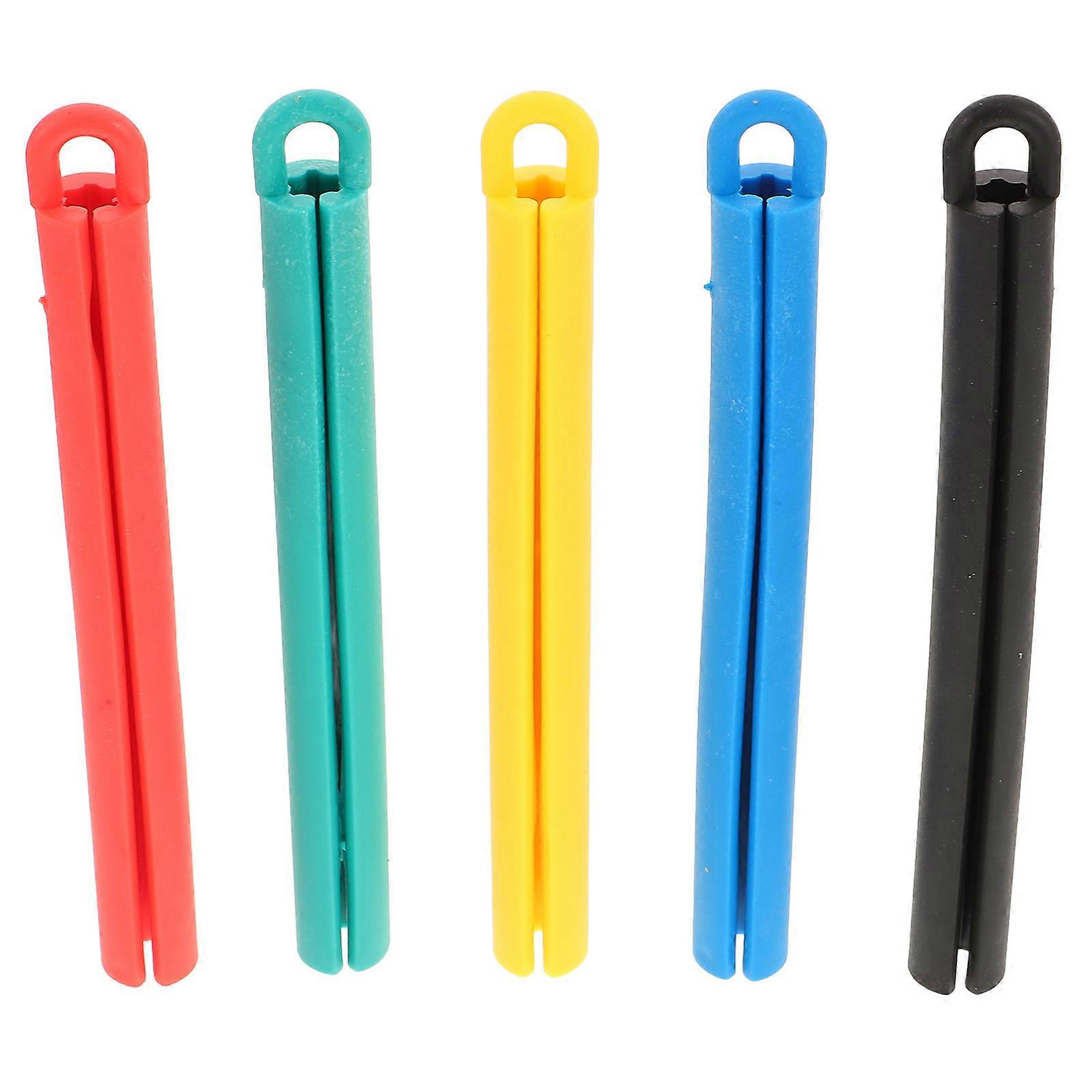 Billardqueue-Halterung Organizer Gelbe Farbe 19,30 x 2,20 x 2,00 cm Queuehalter 5 Stück
