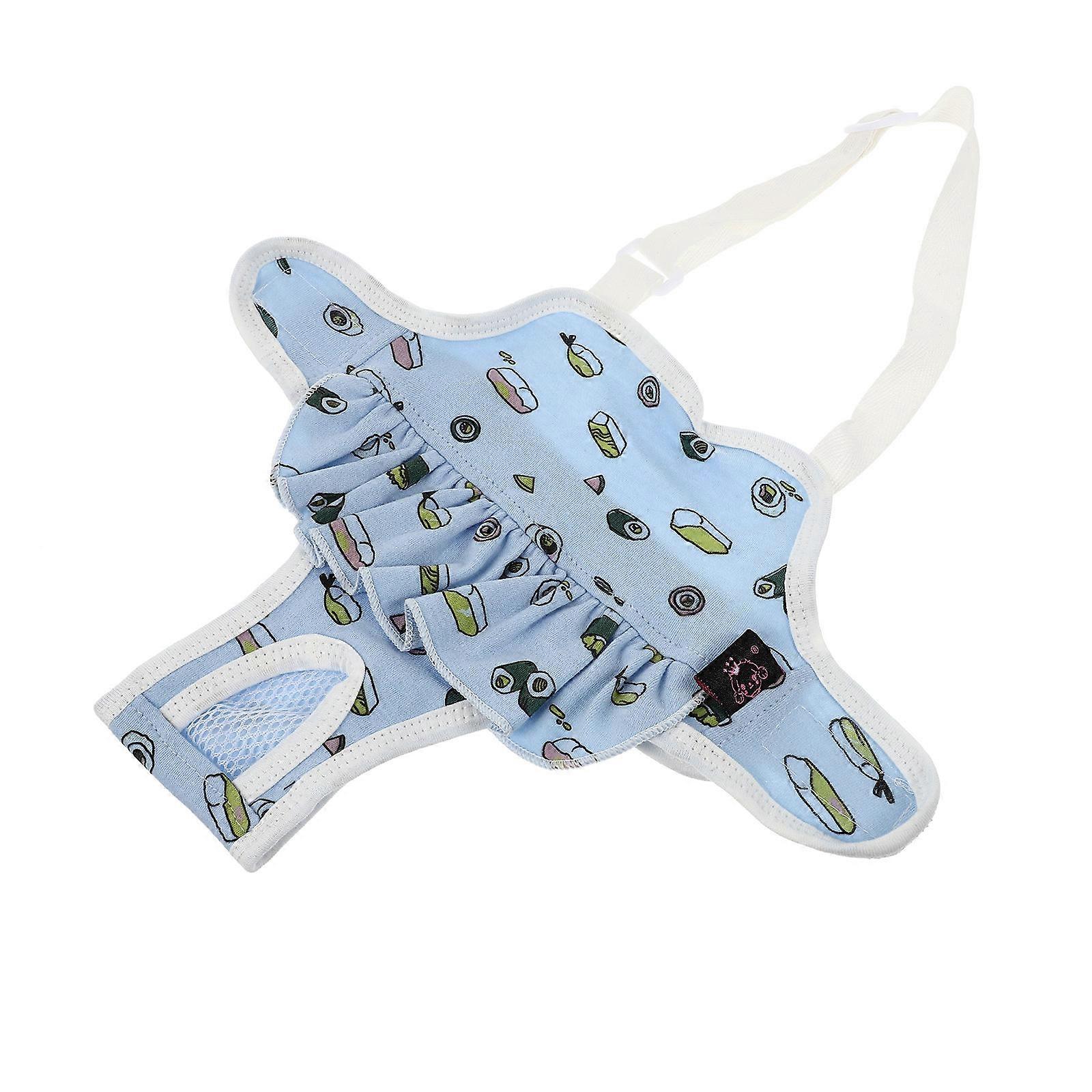 Skyblue Reusable Dog Diaper Made of Cotton for Pet Use Supersoft and Comfortable with Moisture Absorption 6.5 Inches