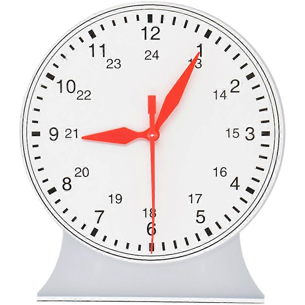 Teaching Clock for Kids with 3Hand Link Design Assorted Color Plastic Educational Toy for Teaching Use 24 Hour Model