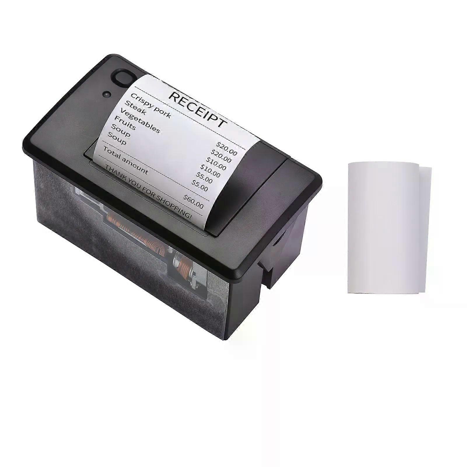 Thermal Receipt Printer 58MM Mini Printing with USB/RS232/TTL Serial Port Support ESC/POS Commands for Weighing Apparatus Cash