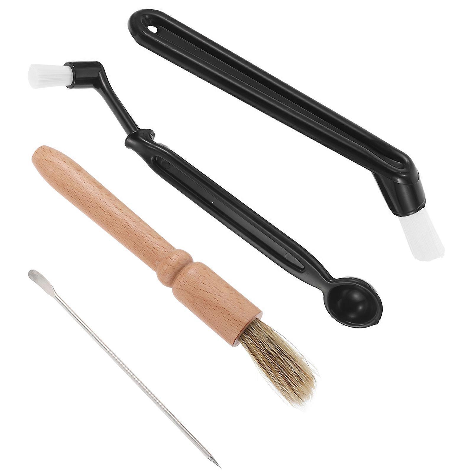 Compact Coffee Machine Cleaning Brush Set for Espresso and Grinder – Practical Household Tool for Tight Spaces and Easy Maintenance
