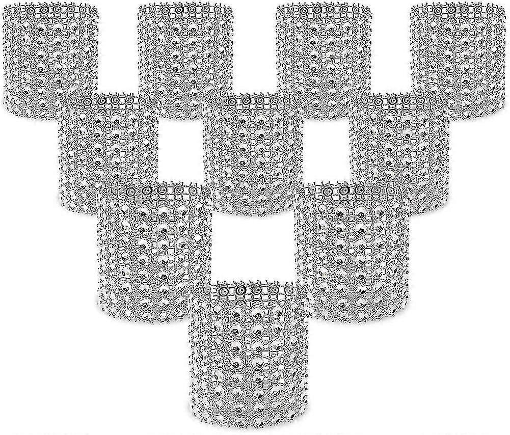 フォーマルな食事やイベント用のエレガントなラインストーンで飾られたナプキンリング 120 個