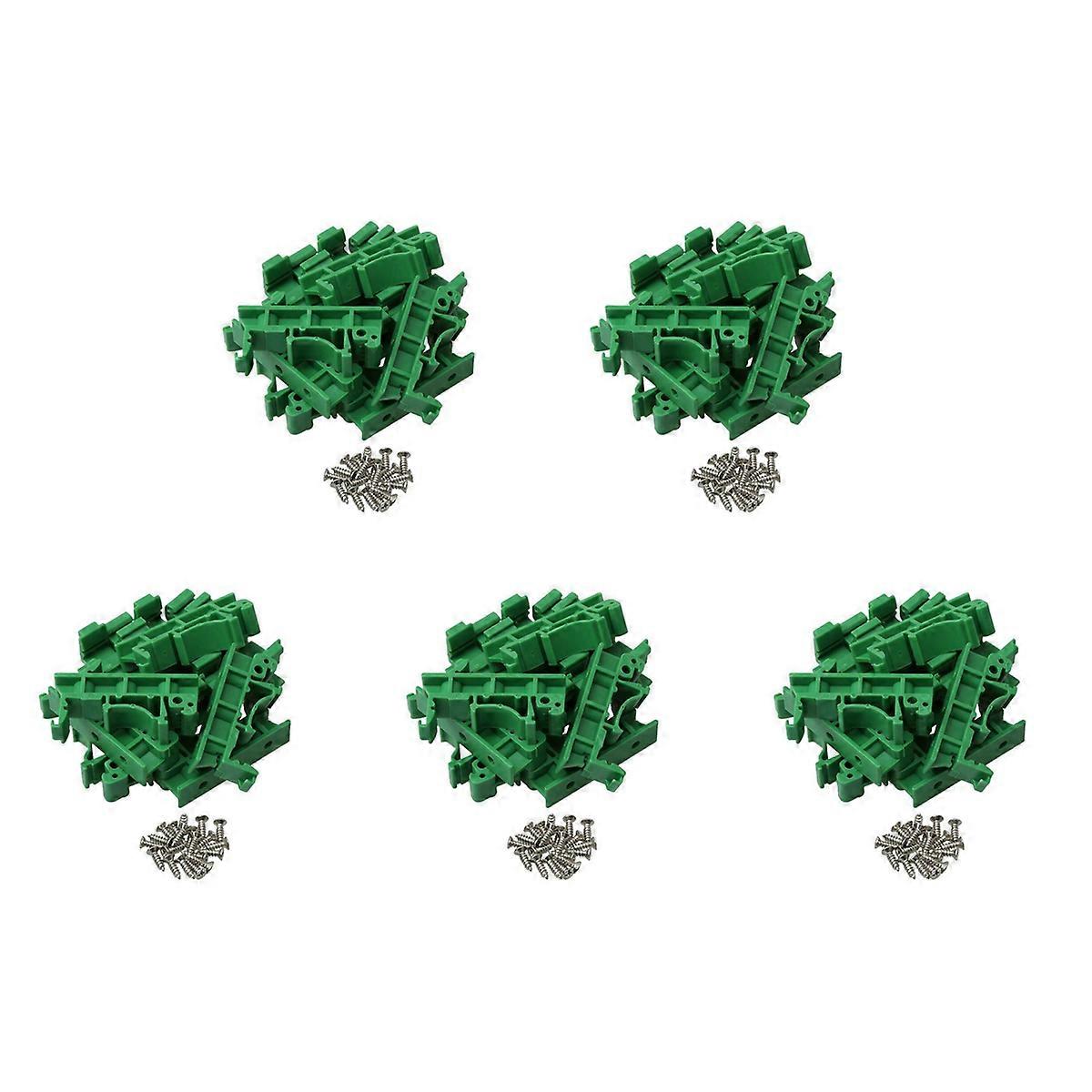 250Pcs DRG-01 PCB for DIN 35 Rail Mount Mounting Support Adapter Circuit Board Bracket Holder Carrie
