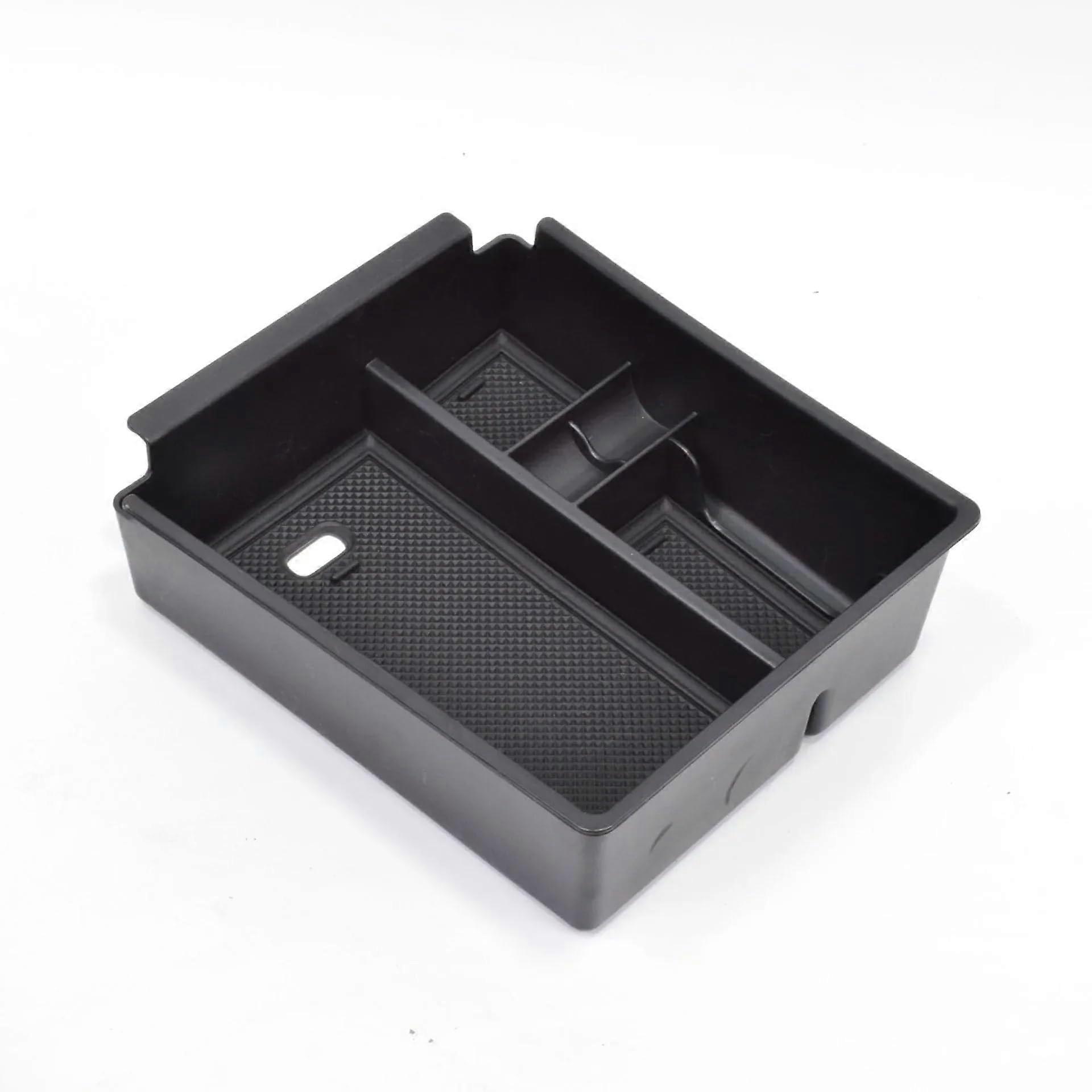"Hyundai Tucson 2022 Armrest Storage Box Center Console Tray Black Durable Compatible Accessory"