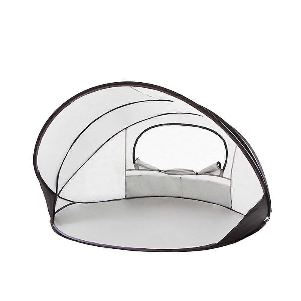 Silver Beach Sun Shelter Tent with Foldable Feature Suitable for Men and Women 1Set for Outdoor Camping