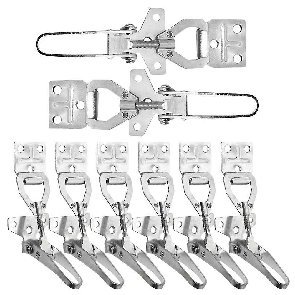 Beehive Box Buckle Connecting Beehive Boxes Secure Latch Design Galvanized Steel Silver 8Pcs