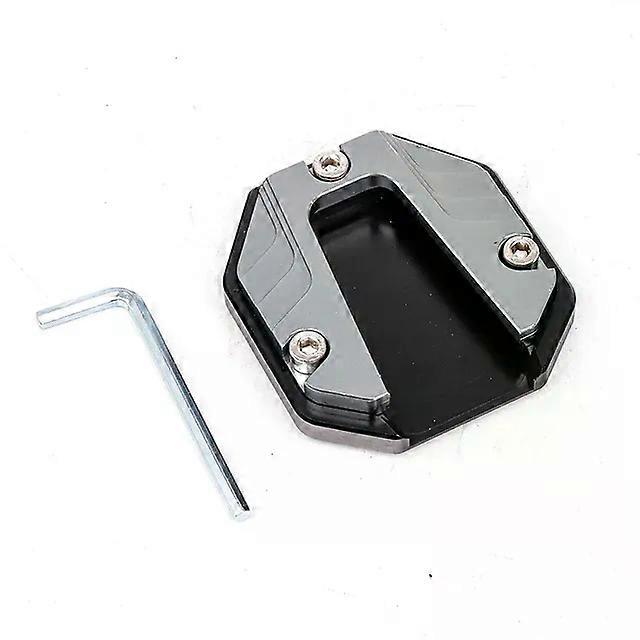 Universal Kickstand Extender Foot Side Stand Extension Pad Support Plate Antiskid Enlarged Base Fit For Motorcycle Dirt Bike Scoote