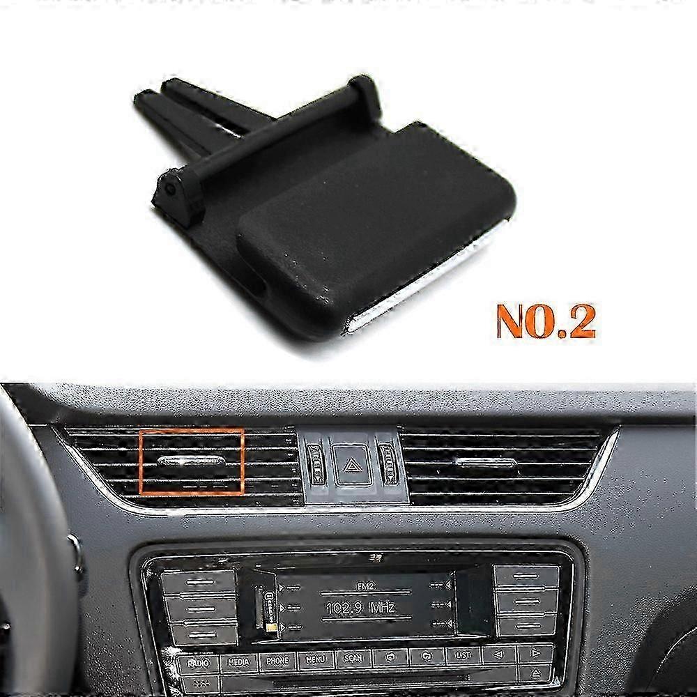 Front Air Conditioner Outlet AC Vent Grille Slider Clip Adjust Knob For Skoda Octavia 3 MK3 A7 RS Co