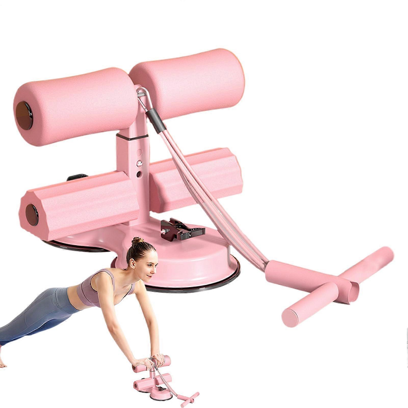 Basis-Übungsassistent Exercise Device – Resistance Band Training Machine, Multifunctional Fitness Equipment, Pink