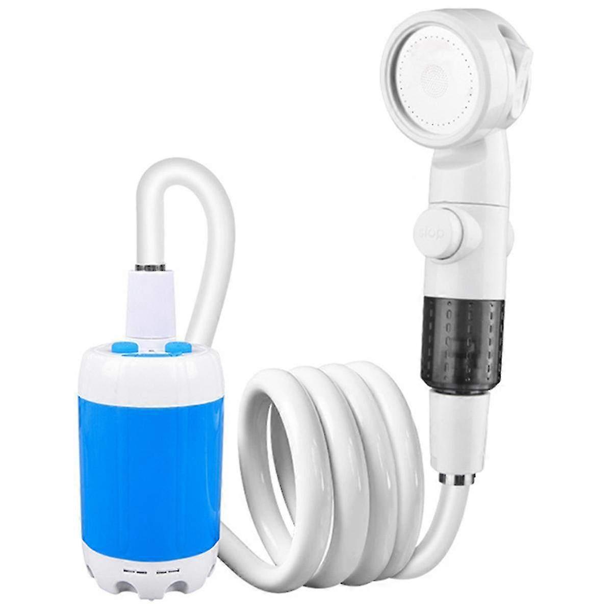 מקלחת קמפינג ניידת עם משאבה - אידיאלית לטיולים רגליים וטרקים - פתרון אספקת מים נייד