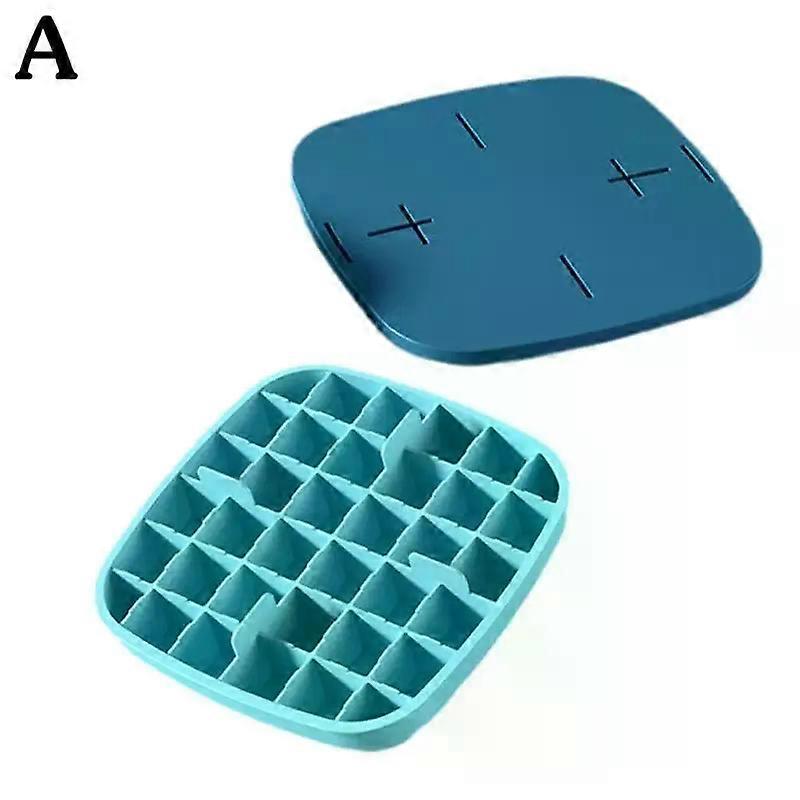 Silicone Ice Cube Trays Mold 36 MINI Mesh Ice Cube Tray DIY Ice Cream Making Container Ice Grating Ice Container Making Mold