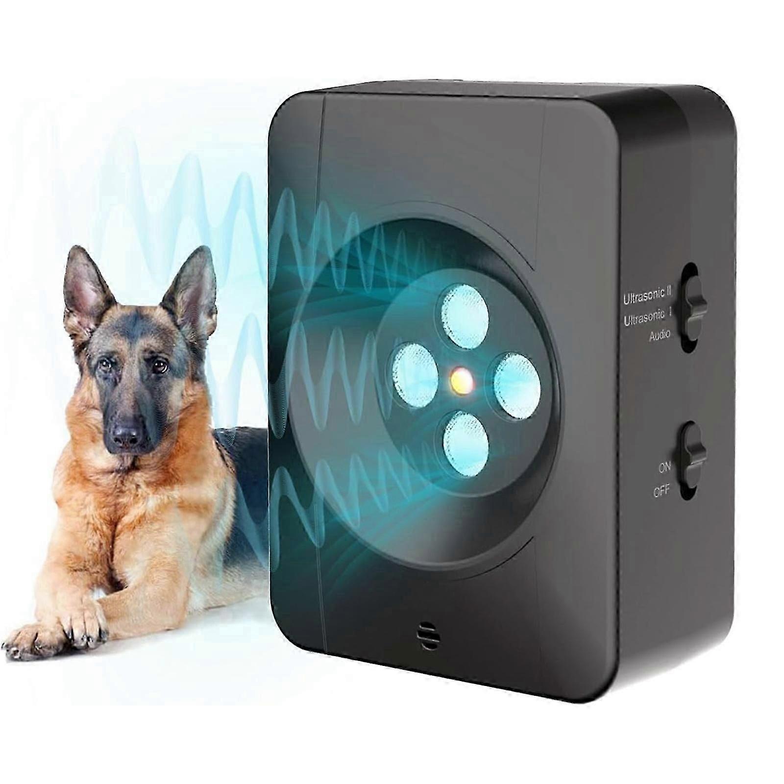 Bark Control Device Ultrasonic Anti Barking Device, Stop Dog Bark Deterrents with Adjustable Ultrasonic Level Control Sonic Bark for Dogs