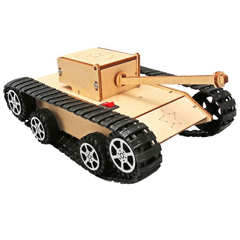 Diy Educational Electric Tank Material Enhances Imagination Logic Skills Fun Learning