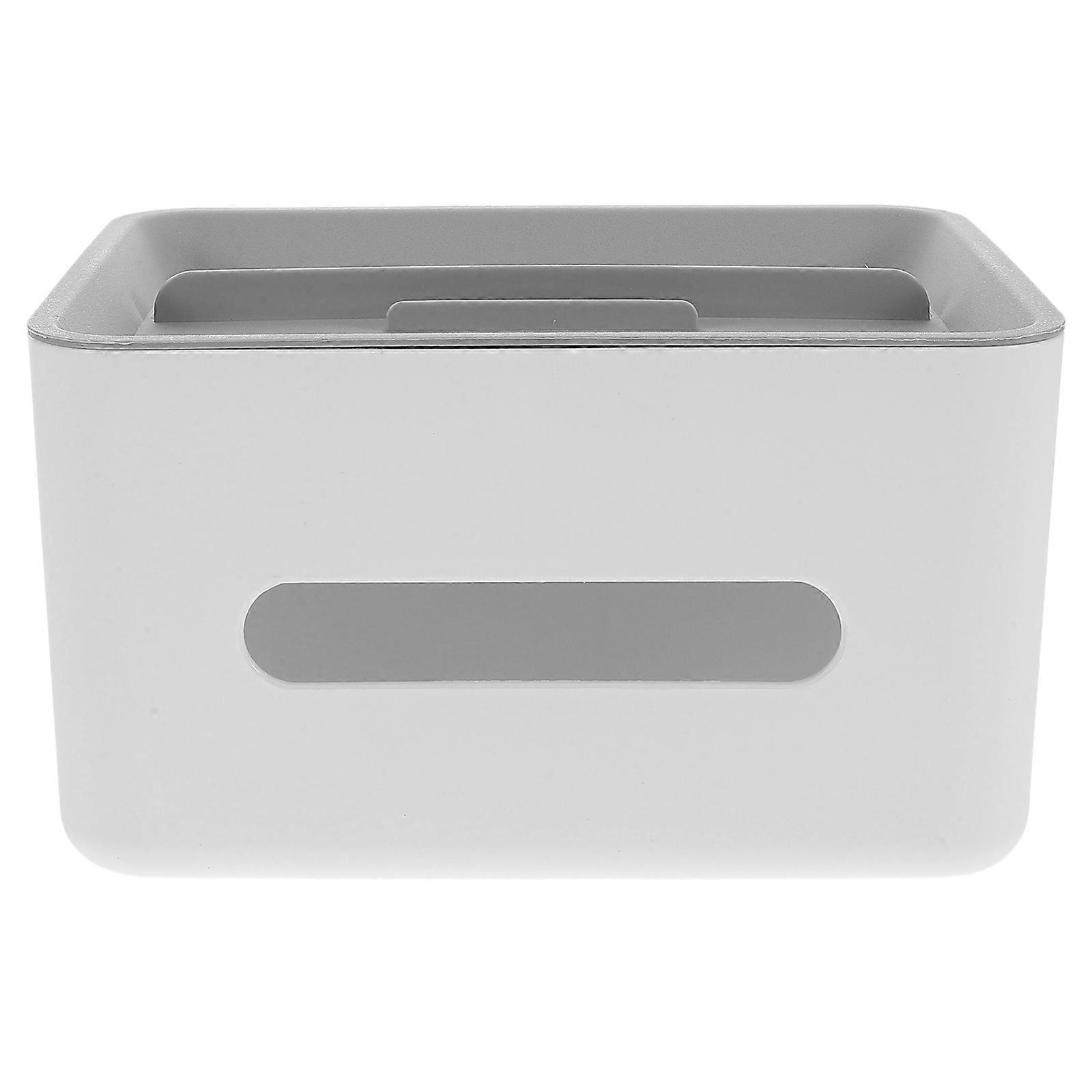 Creative Desktop Organizer Beige ABS Material Non-Skid Design for Home Use 7.87 x 4.92 x 4.53 inches