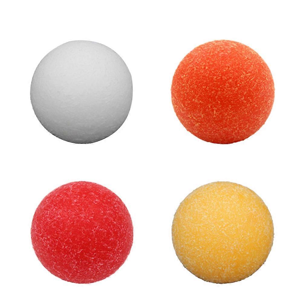 Mini Replacement Footballs 4Pcs Plastic Soccer Balls Perfect For Outdoor And Home Use Activities Enjoyed By Kids And Foosballers