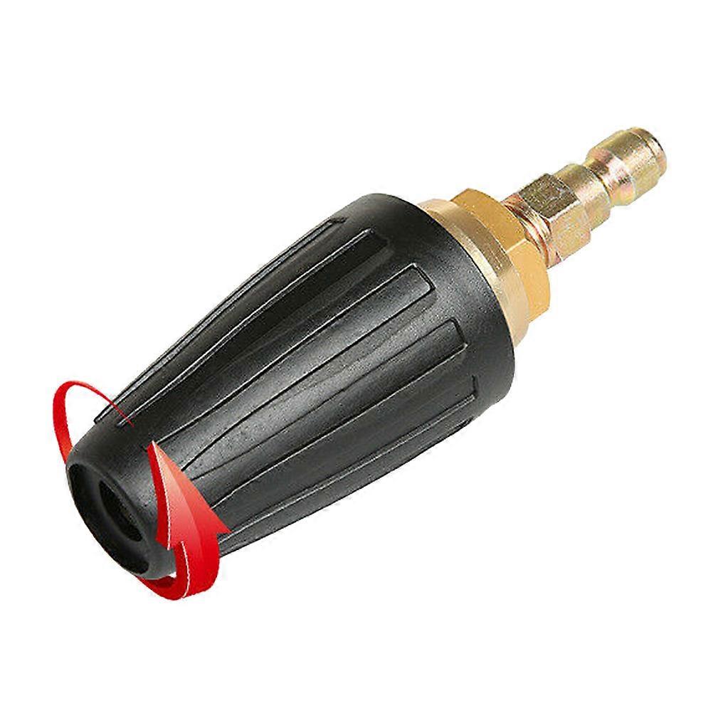 Ultra High Pressure Water Sprayer .5kw Turbine Rotation Ceramic Nozzle Water Sprayer Nozzle (Black 3.5 Gallon/Mins)