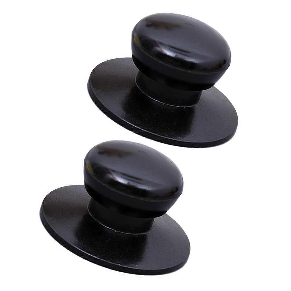 4pcs Heat Resistant Black Pot Lid Knobs Replacement Handles for Cookware Covers – Easy Grip, Rust Resistant, Universal Fit for Kitchen Pans and Pots