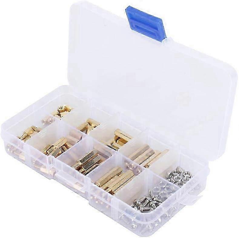 120Pcs M3 Hexagon Column Piliers & Boulons pour PCB Board - Écrous d’espacement avec vis à tête ronde et cylindrique pour l’assemblage de circuit