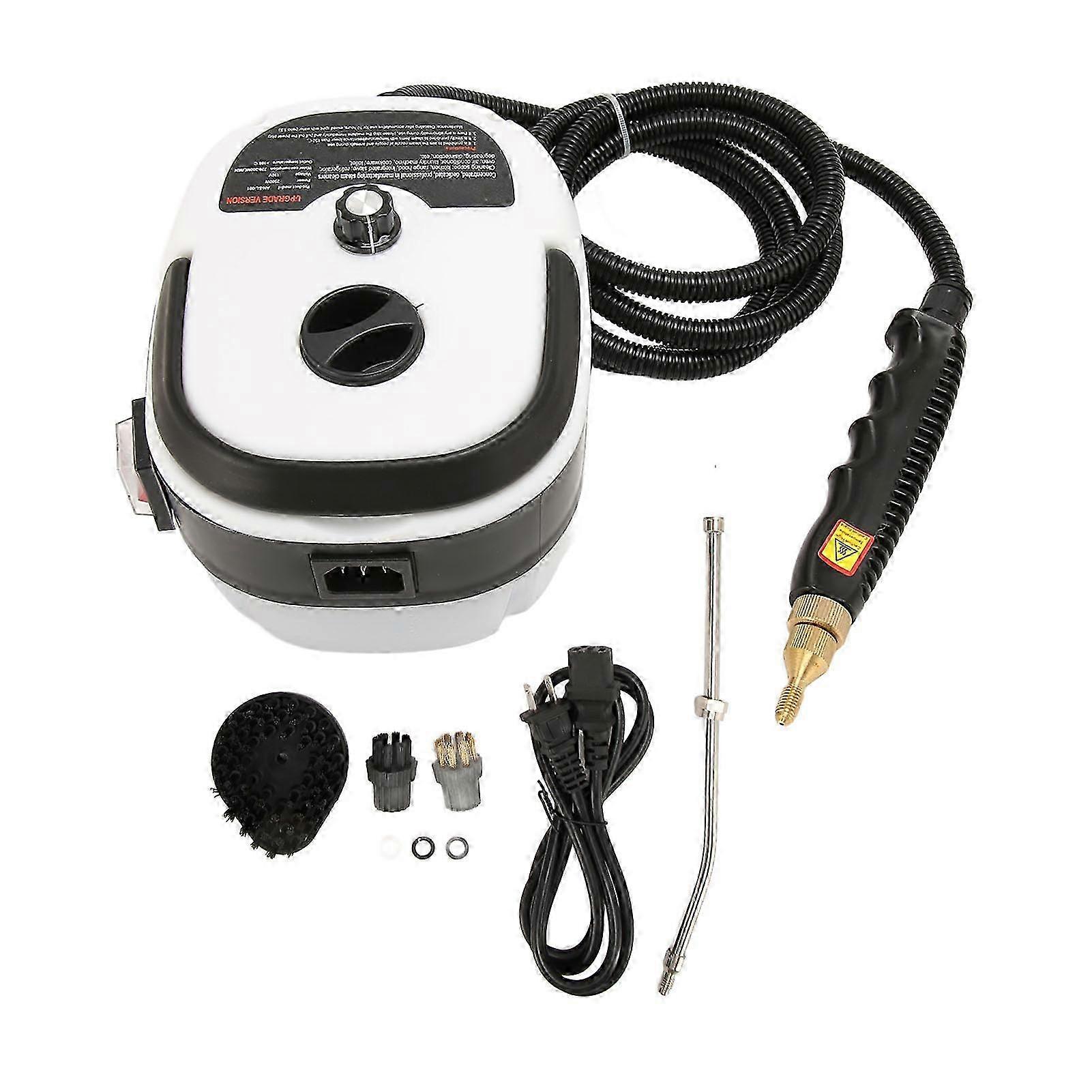 Pulitore a vapore ad alta pressione 2500W portatile con 5 accessori per la casa, le tende per mobili per auto, la rimozione dei peli di animali domestici