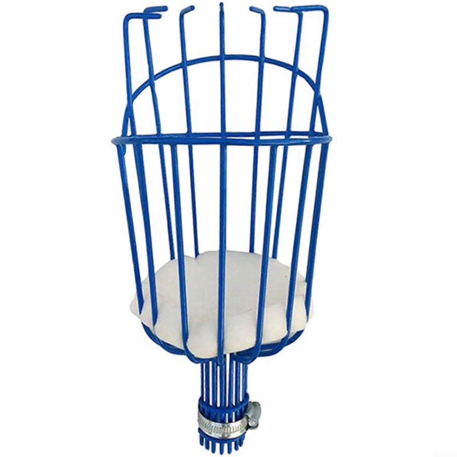 Adjustable Length Fruit Picker, Garden Harvester, Extendable Pole for Tree Fruits and Nuts (Blue) Blue
