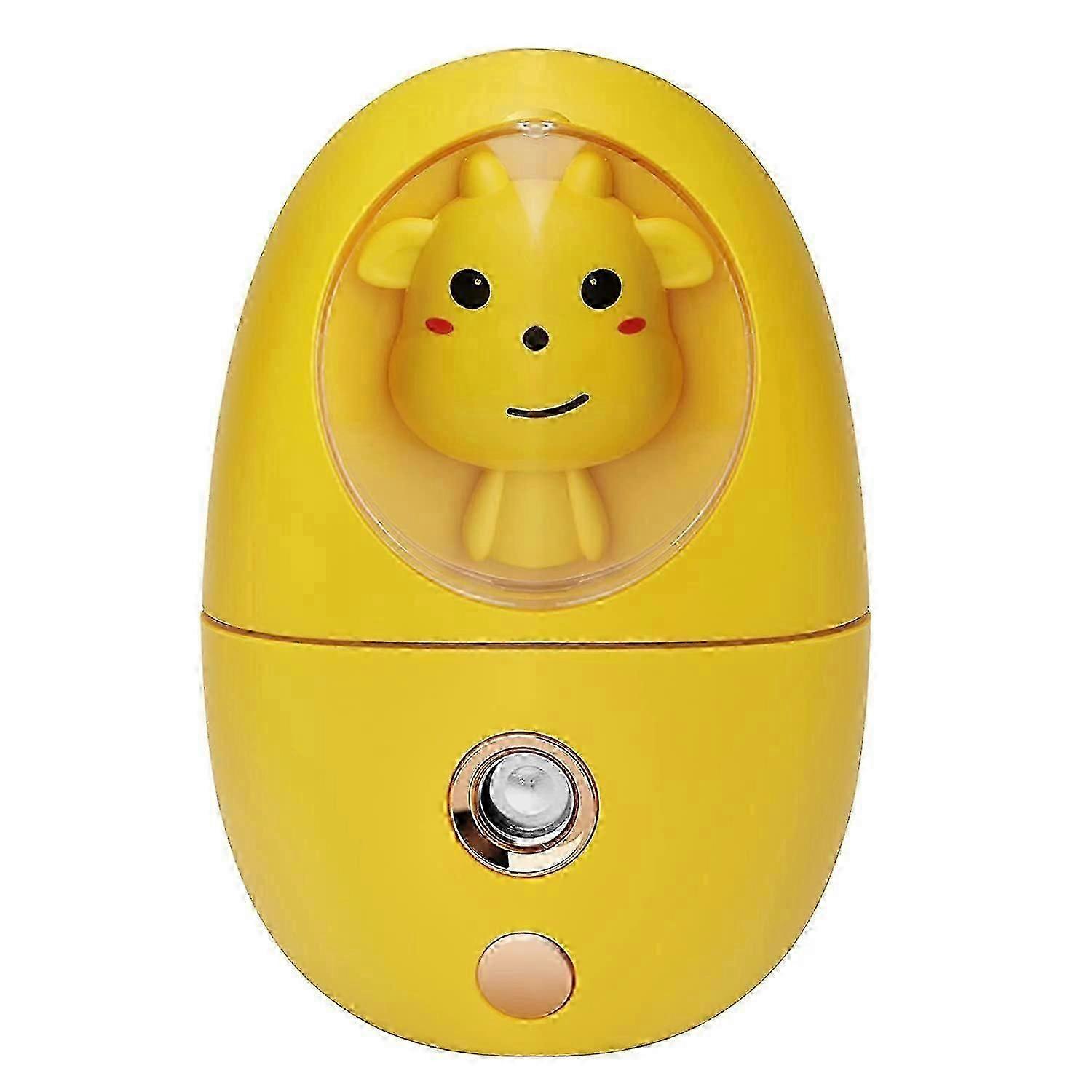 Vaporisateur portable pour le visage 35ml Mini Nano Mist Sprayer (jaune)