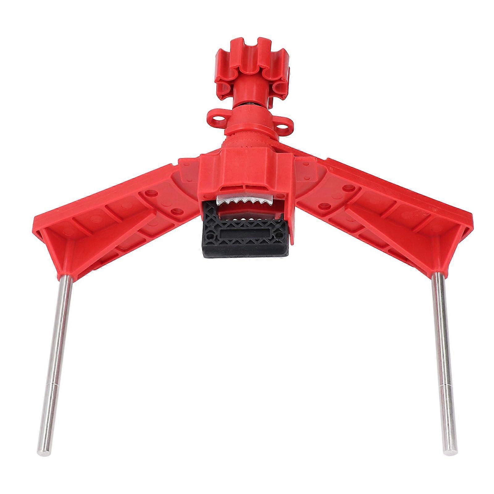 Ball Valve Lockout For Pipe, Energy-Isolation Locking Device, Fits 1/4-2 In Valves, ABS Plastic, Improves Safety