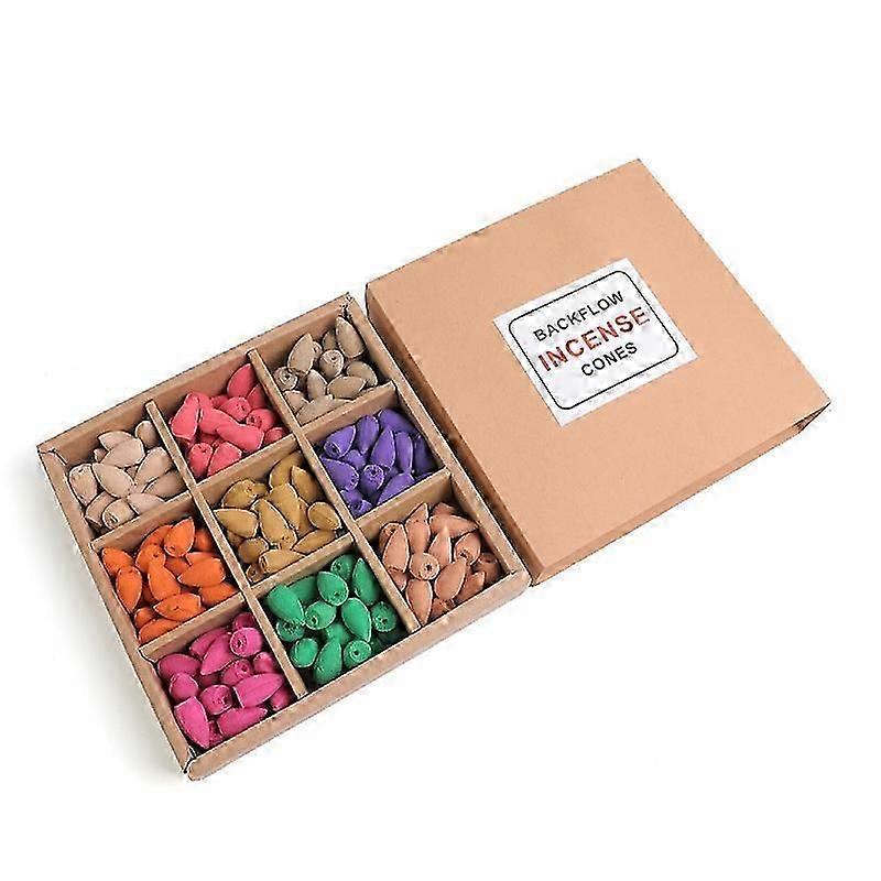 180pcs Incense Cones for Waterfall, Backflow Incense Cones Incense for Backflow Incense Burner