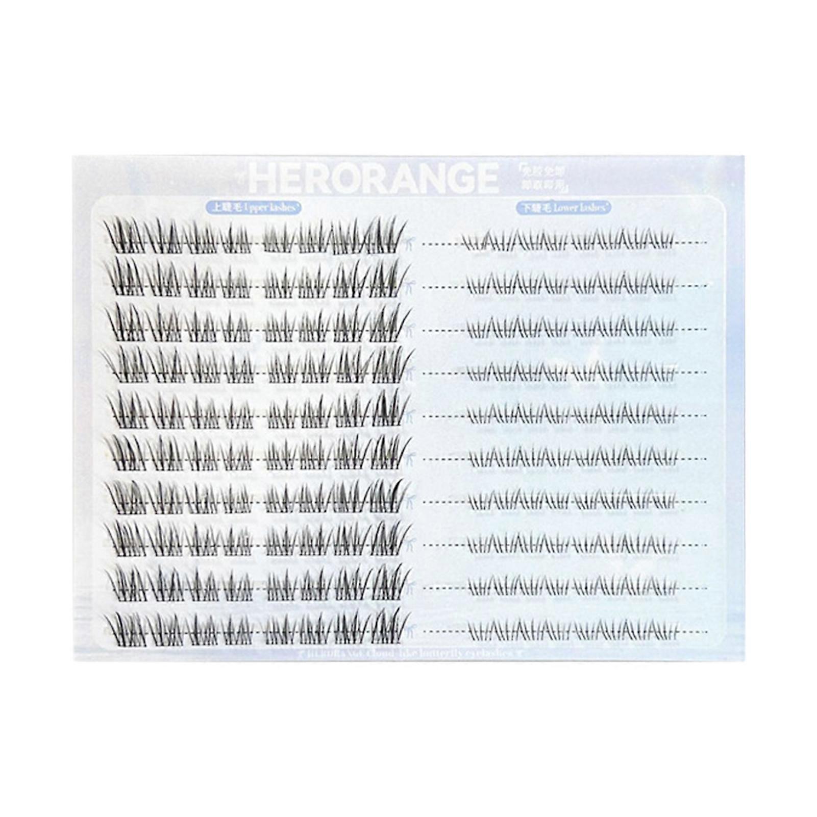 Dense Press on Lash Clusters Self Sticking Eyelashes Clusters