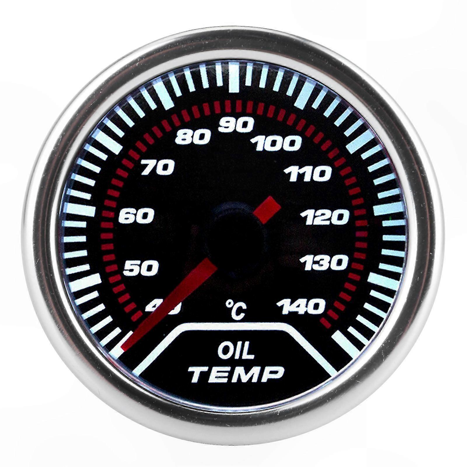 Universal 52mm Oil Temperature Gauge for Car Modification Accessory