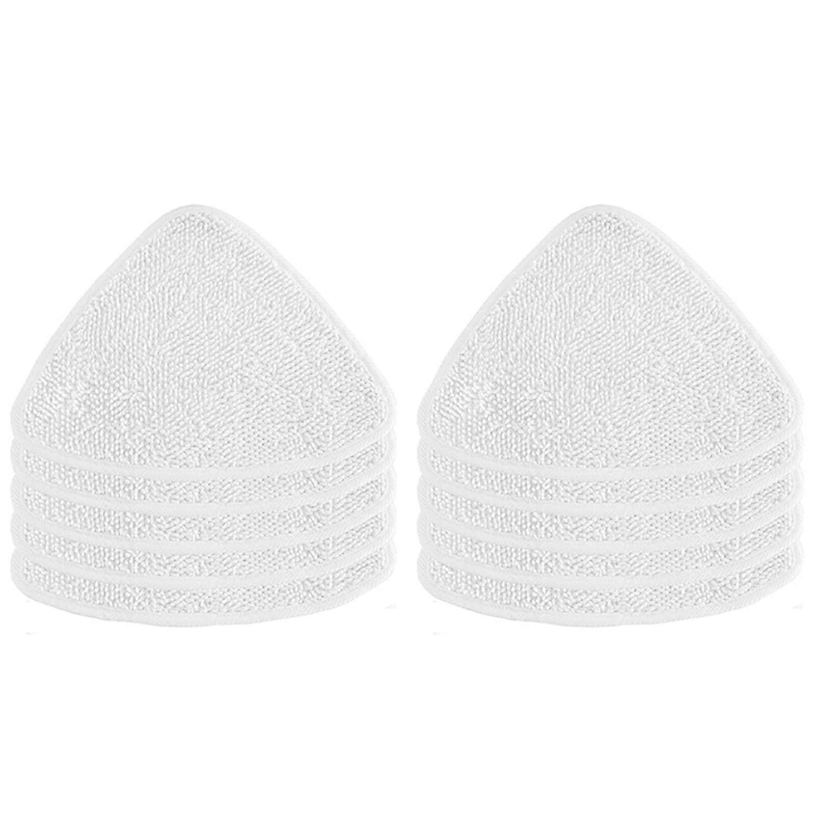 Microfiber steam mop pad heads suitable for Forvileda/Ocedar series replacement triangle mop cloth floor cleaning tools and marble cleaning