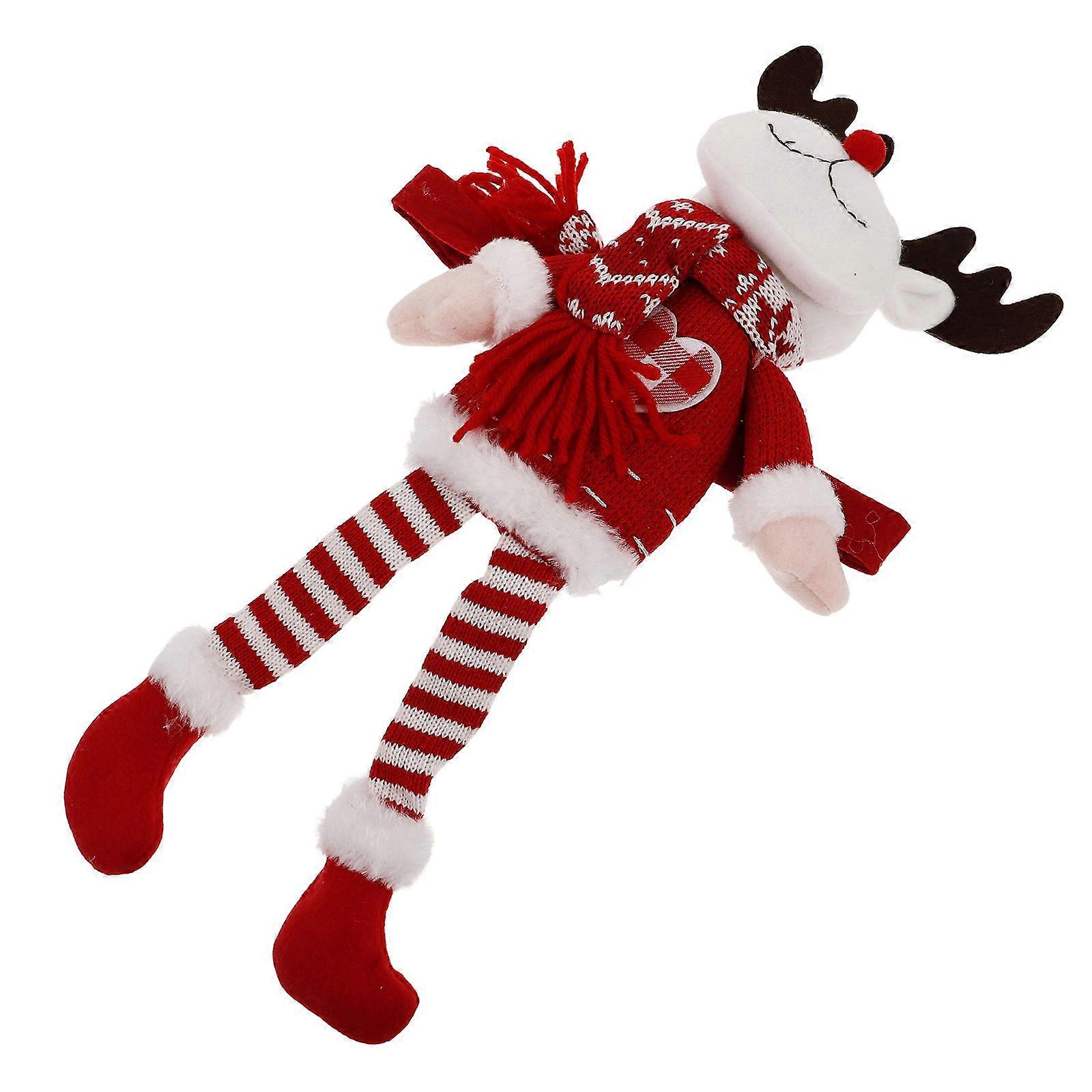 Christmas Curtain Tiebacks Elk Holdback Window Curtains Multi Fabric for Curtain Decoration 1Set