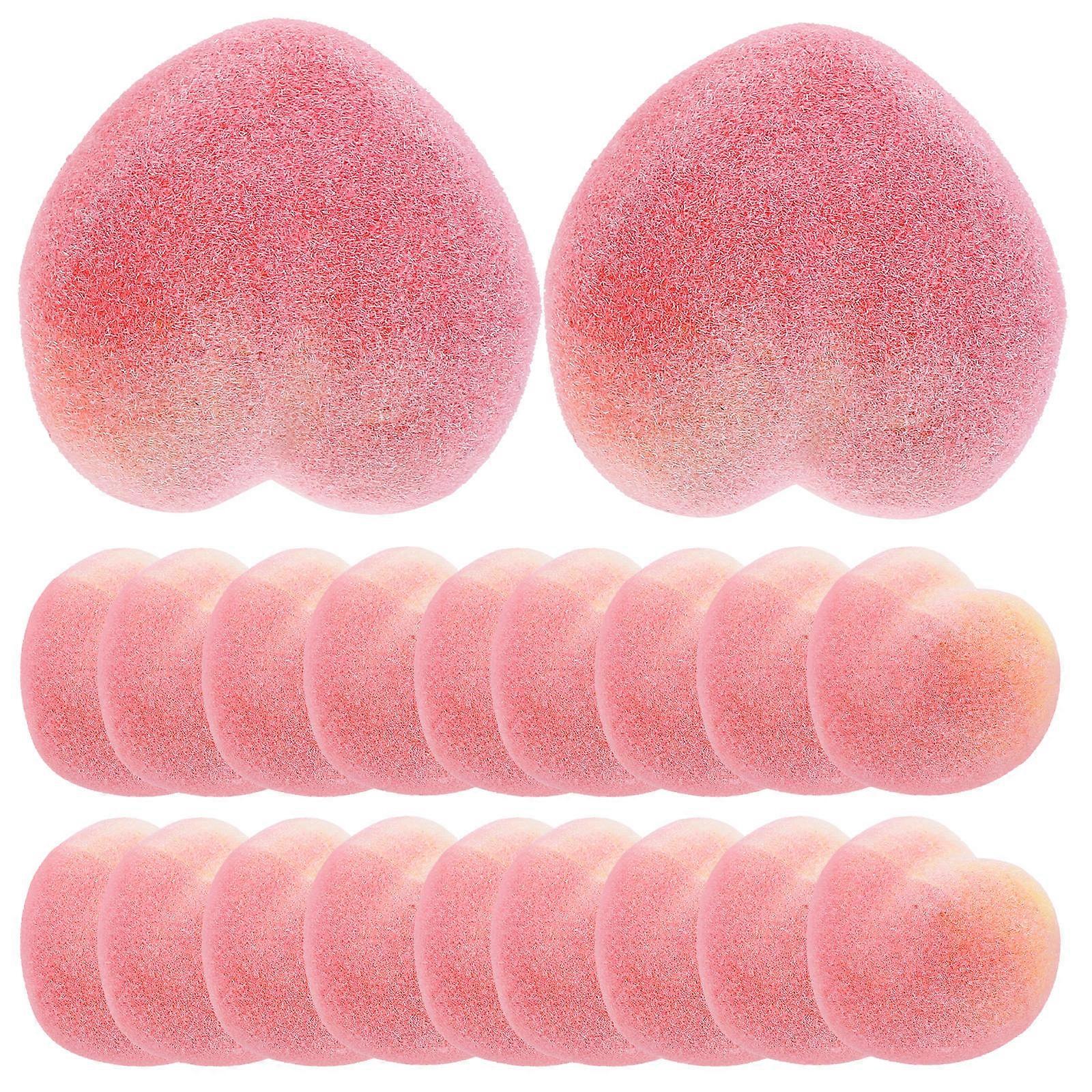 Peach Models Artificial Mini Peach Decor for Home Photo Prop 20Pcs Pink