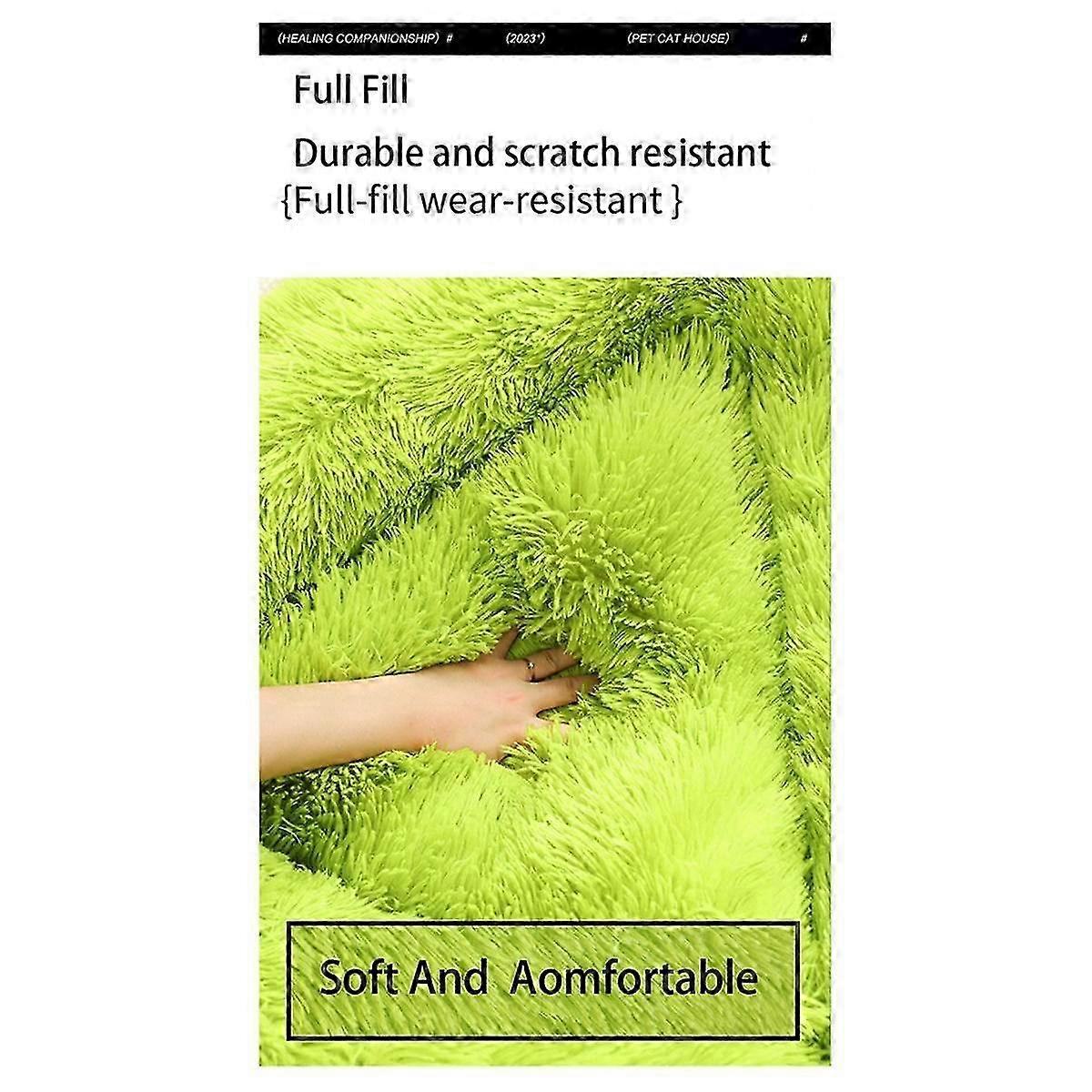 Soft Long Plush Warm Nest for Dog Bed with Triangle Shape Design - Premium Quality Pet Supplies S+C