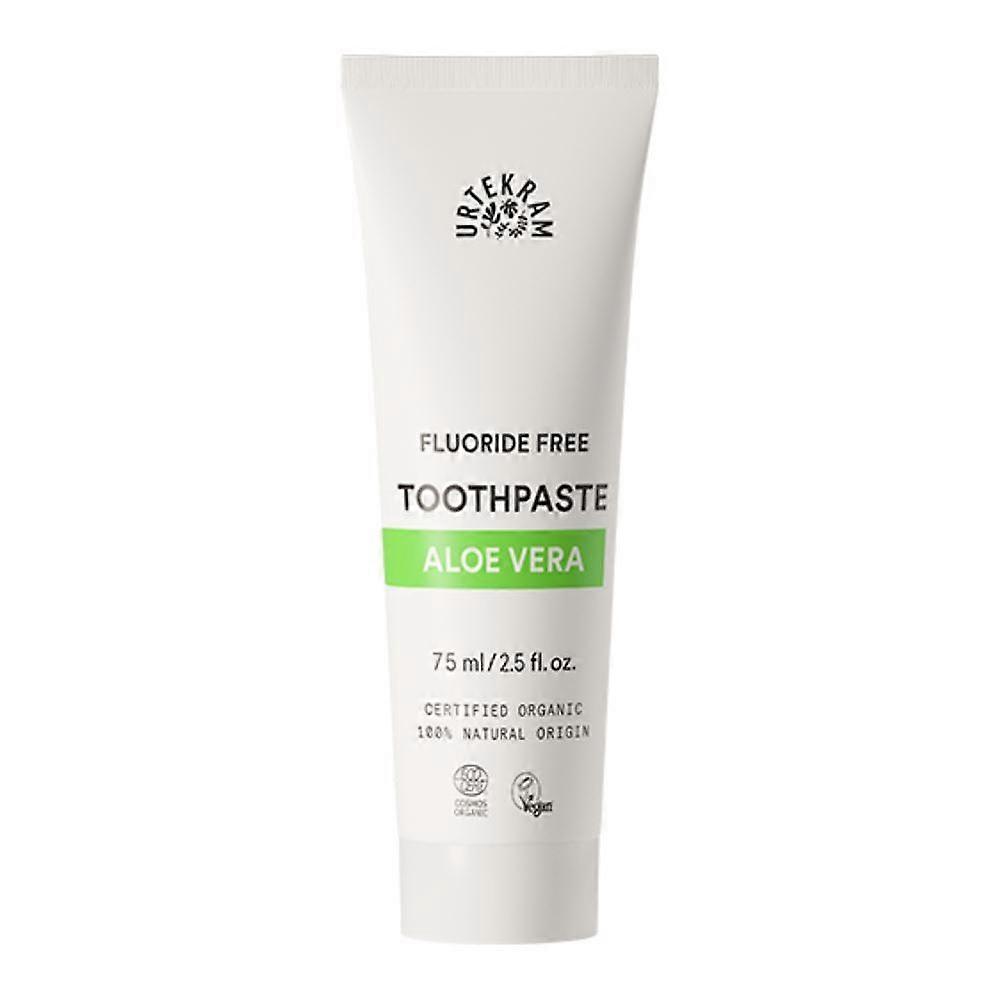 Urtekram Organic Aloe Vera Toothpaste 75ml - 4 Pack