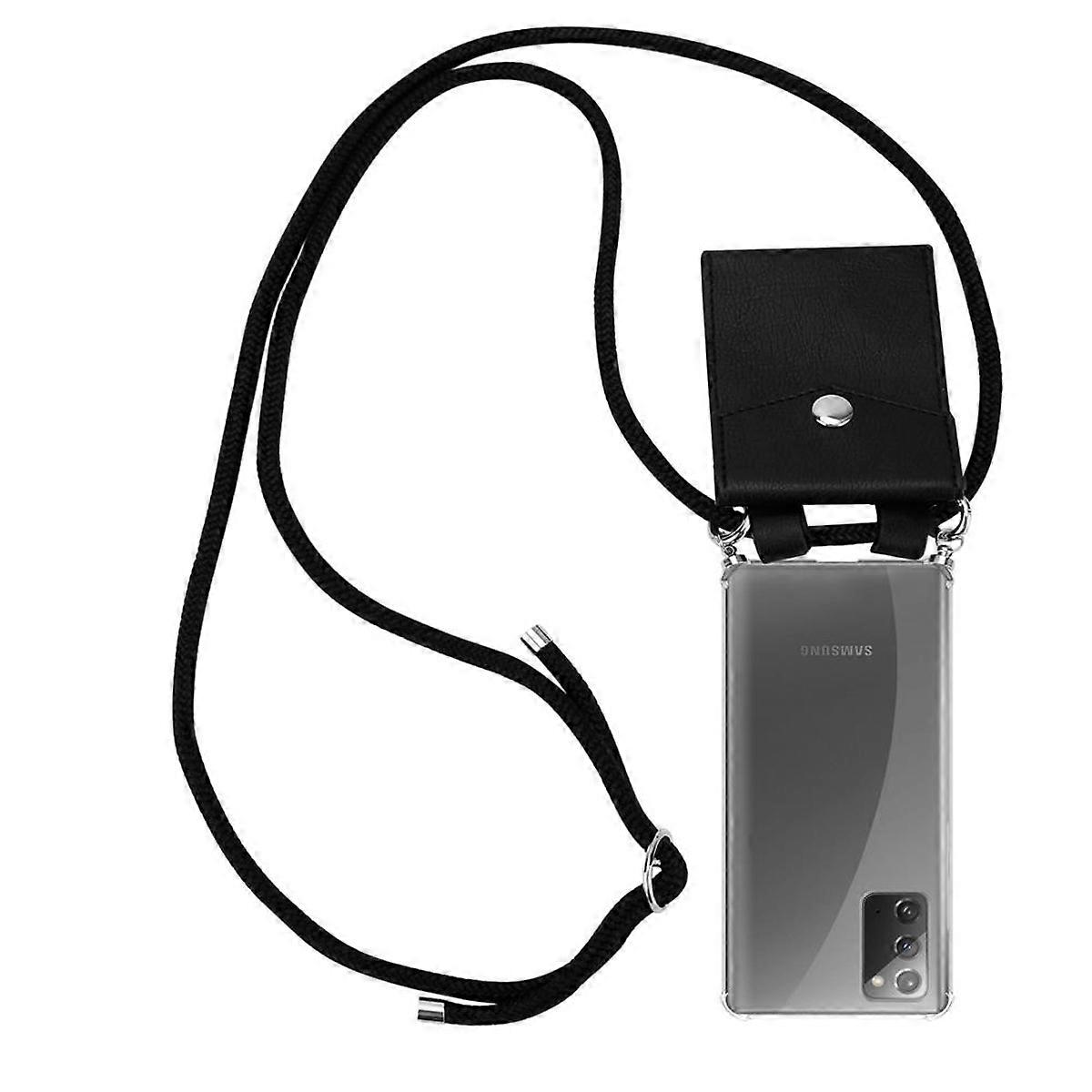 Samsung Galaxy NOTE 20 Case Silicone Protective Case - Cord with Silver Elements