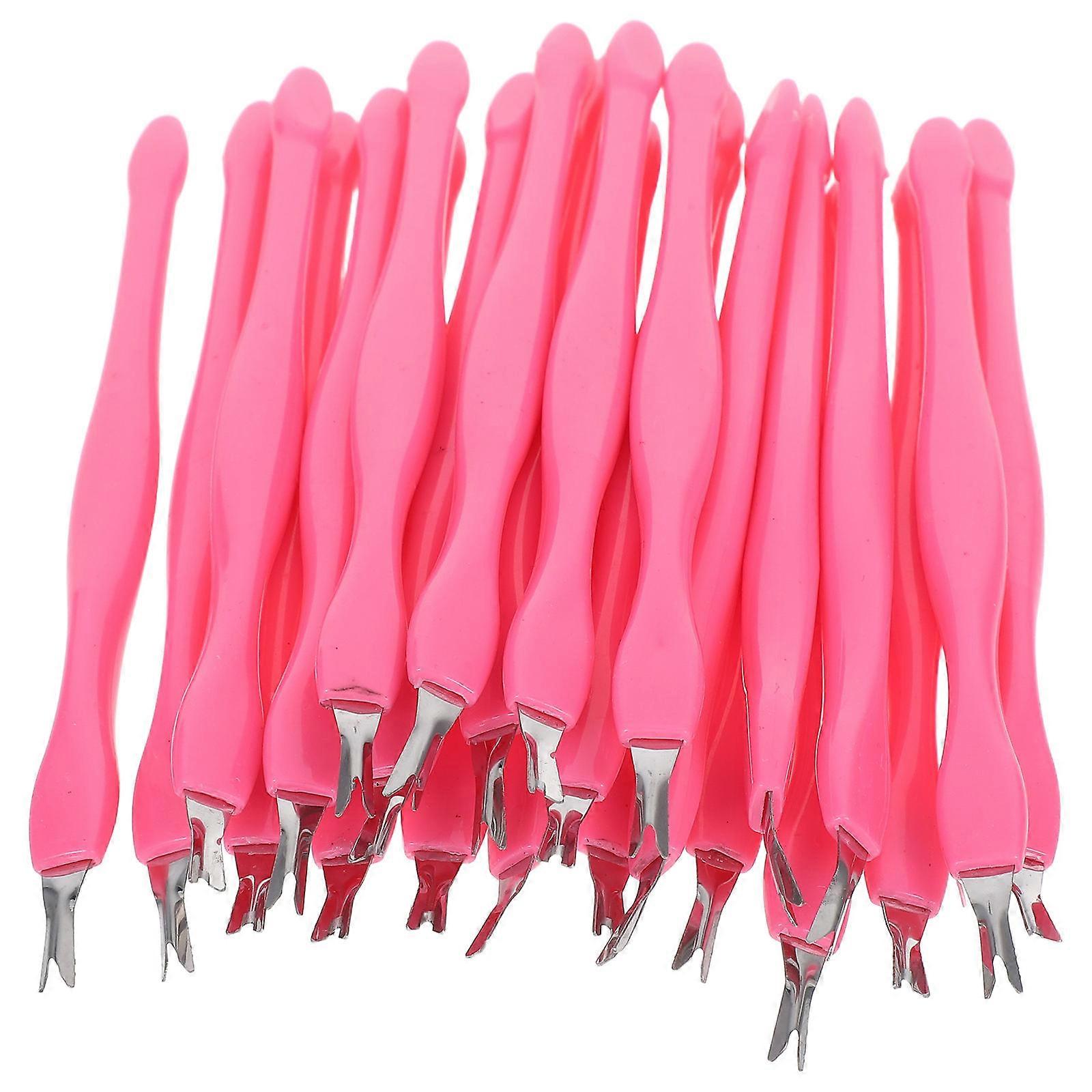 Cuticle Pusher Cuticle Trimmer Tool with 24Pcs for Nail Care Routine