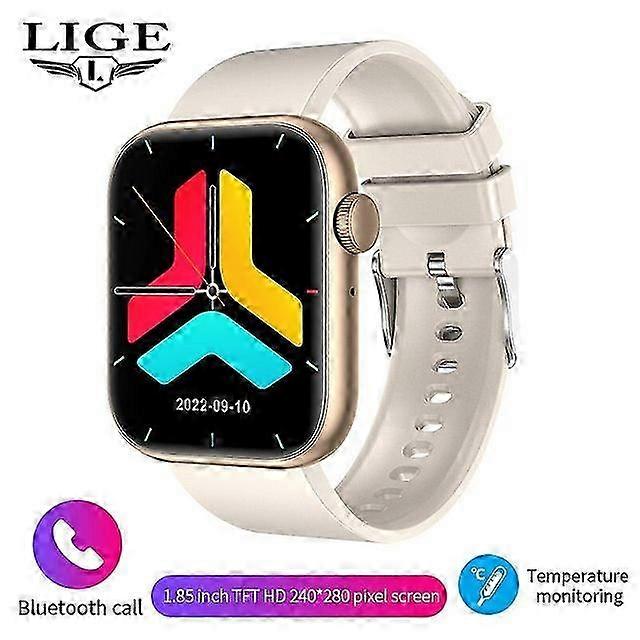 LIGE Smart Watch For Women Full Touch Screen Bluetooth Call Waterpr...