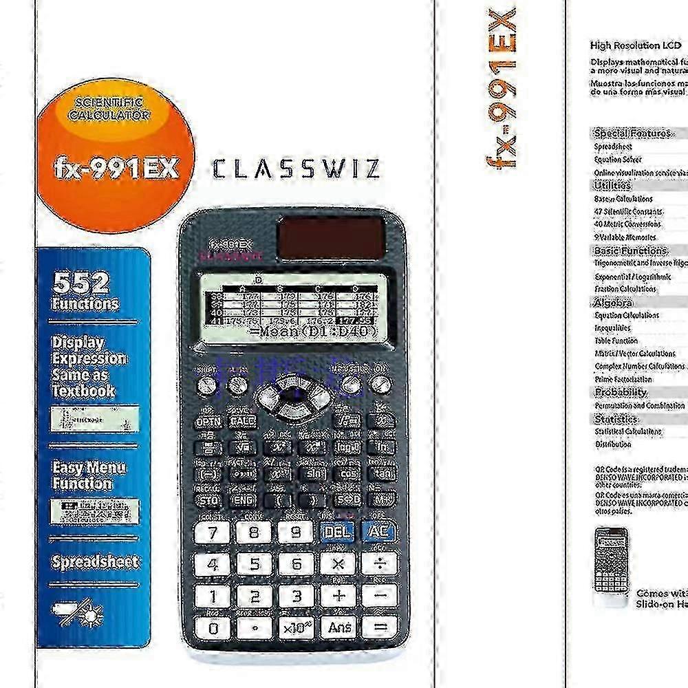 2024 Fx-991ex Scientific Calculator Black